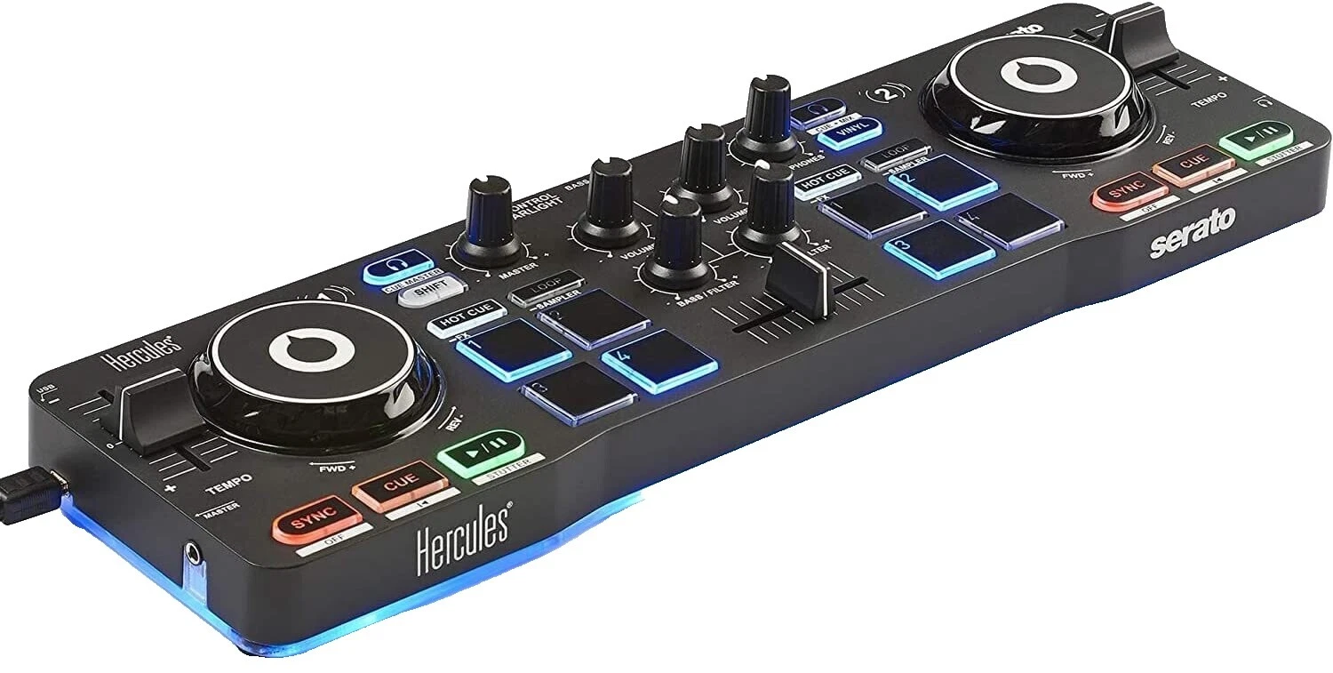 Controladores de DJ Hercules con Mezclador incorporado