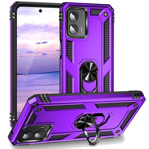For Motorola Moto G Power 5G 2024 Ring Case Magnetic Metal Stand +Tempered Glass - Picture 26 of 37
