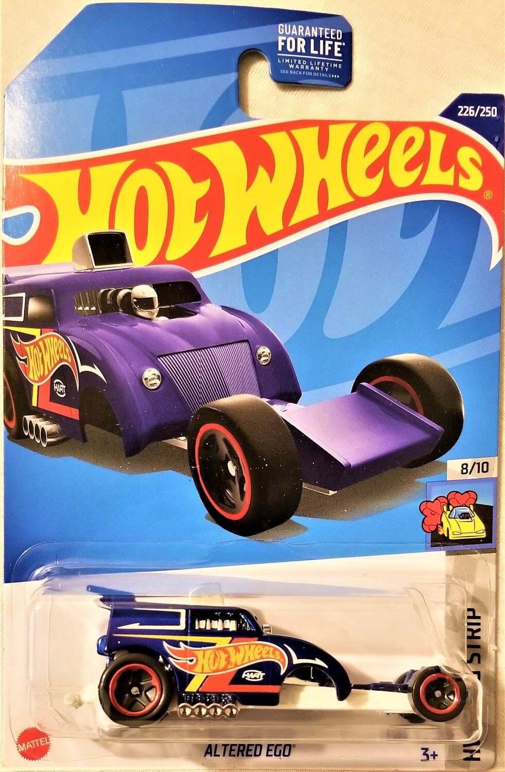 Hot Wheels - 2022 Drag Strip 8/10 Altered Ego 226/250 (BBHCW45)