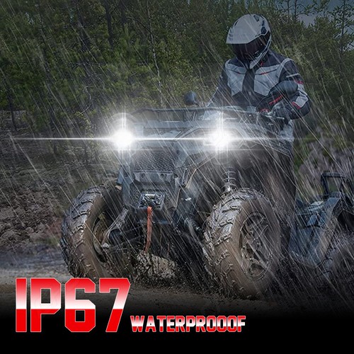 6 VOLT LED BULB LIGHT P15D-25-3 Hi/Lo Motorcycle Scooter ATV Moped Headlight - Bild 3 von 12