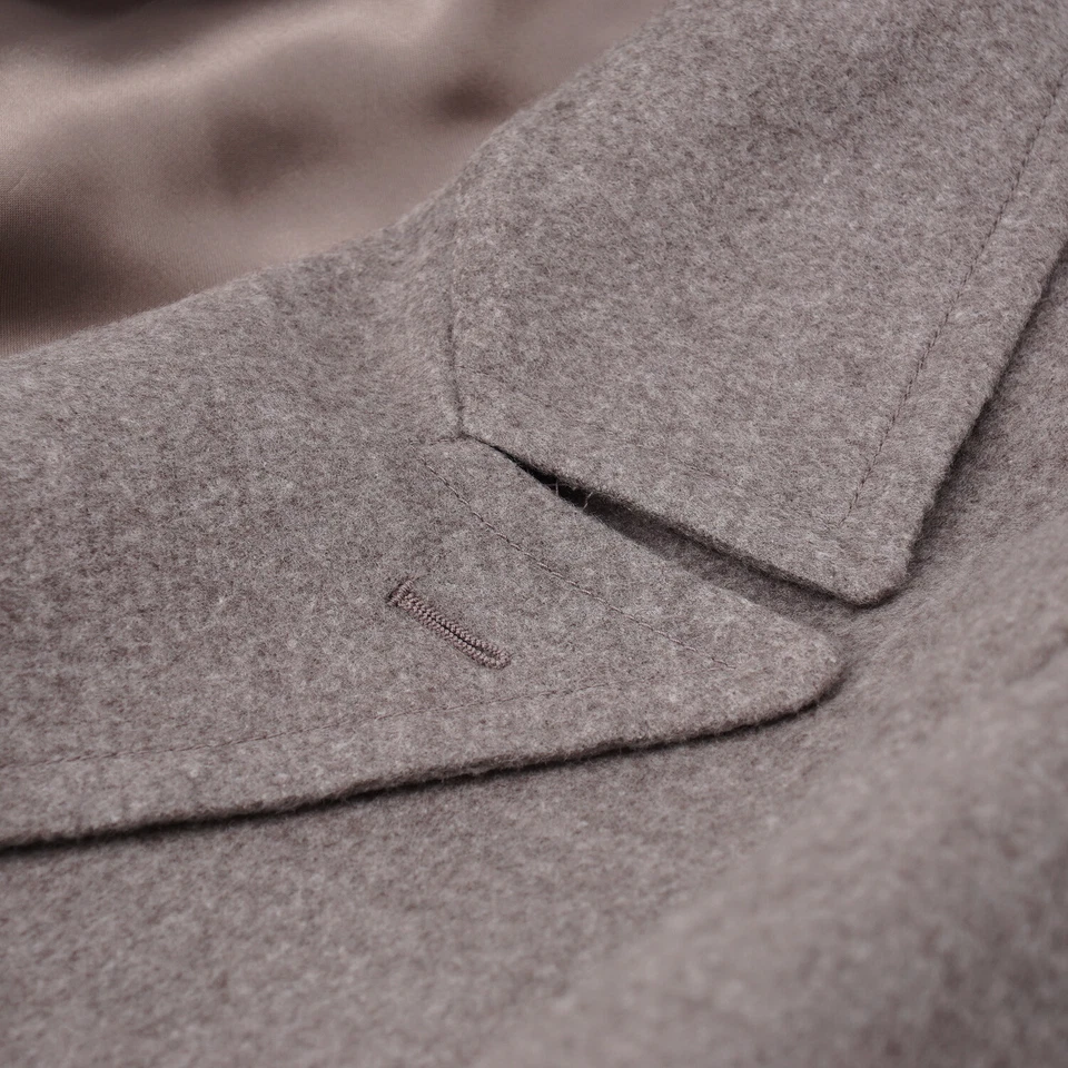 Abrigo exterior Belvest suave cepillado jersey franela lana chaquetón 40R (UE 50) Foto 3 de 4