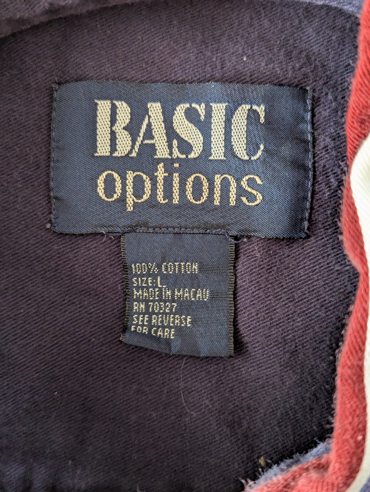 Vintage Basic Options Long Sleeve Button Down L V… - image 10