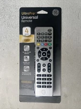 GE 4-Device Universal Remote Control - Brushed Nickel (33709) NEW