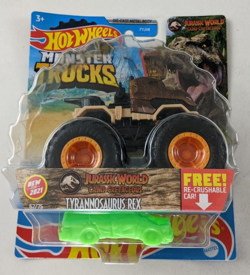 Tyrannosaurus Rex GIGANTESCO Jurassic World com Hot Wheels 