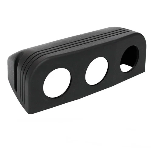 POWERWERX Panel Mount Three Hole Panel Mounting Pod for DC Power Switches, Gauges, Plugs