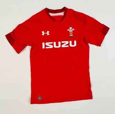WALES NATIONAL TEAM RUGBY HOME JERSEY SHIRT UNDER