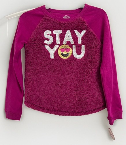 Authentic American Heritage Sweater Girls Size 10 Raspberry Dark Pink New Stay U - Picture 4 of 24