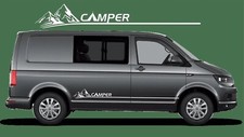 Vw Transporter T4 T5 T6 Van Graphics Stickers Decals Camper Sides Any Colour