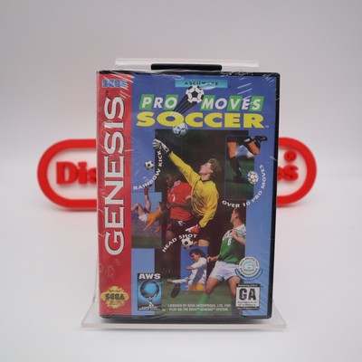 Sega Genesis Game PRO MOVES SOCCER - NEW & Factory Sealed! CASE FRESH / PERFECT!