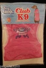 Club K-9 Stretchable Dog Tank / Shirt,Fashion Royalty Small / Pink 