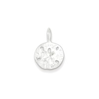 925 Sterling Silver Polished Sand Dollar Charm Pendant - 13x19mm 1.03 Grams on sale 925 Sterling Silver Polished Sand Dollar Charm Pendant - 13x19mm 1.03 Grams on sale