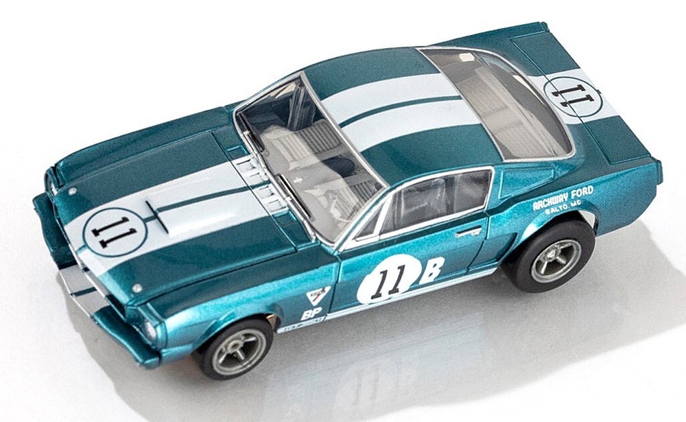 1965 Shelby GT350R Mustang Mark Donohue HO Slot Car AFX Mega G+ #22071