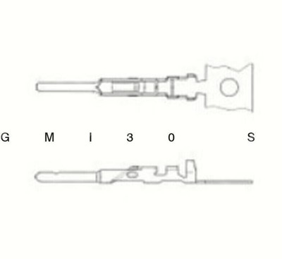QTY:100  Servo Motor Connector Tip JN2V-22-22S-10000 #F9*