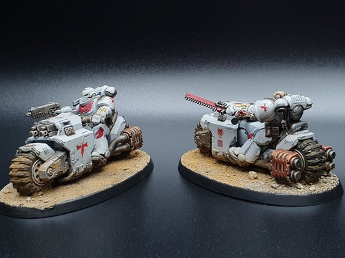 Warhammer 30k weiße Narben Outriders x3 #2 lackiert R3S2B2414 - Bild 5 von 10