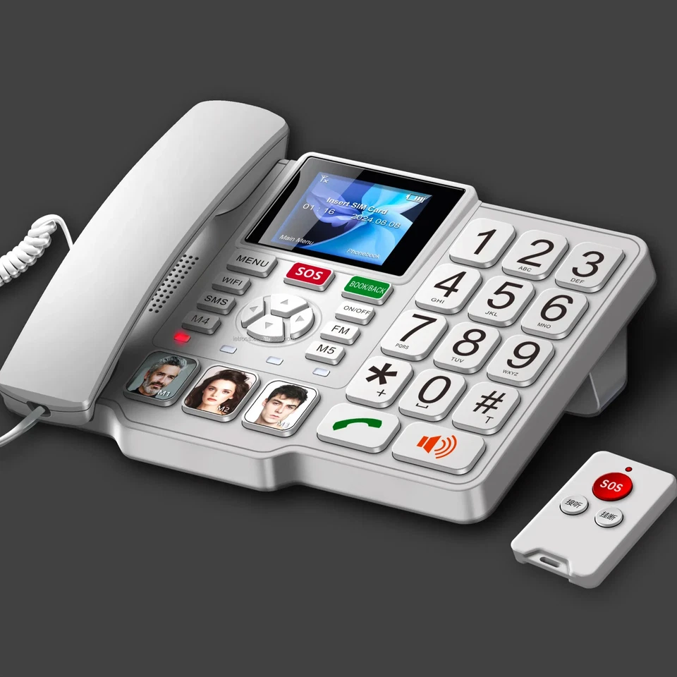 EasyCall® PRO 4G GSM SOS PHONE FOR SENIORS, CARE HOMES, AND ACCESSIBLE LIVING - Image 2 of 4