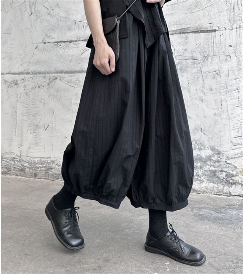 Japanese Womens women Street Loose plus size Culottes Pants wide
