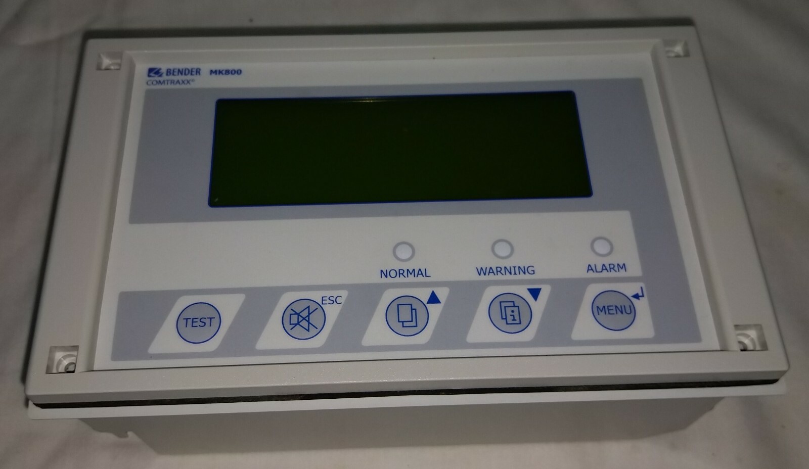 BENDER B95100100 MK800-11 REMOTE ALARM INDICATOR AND TEST COMBINATION ...