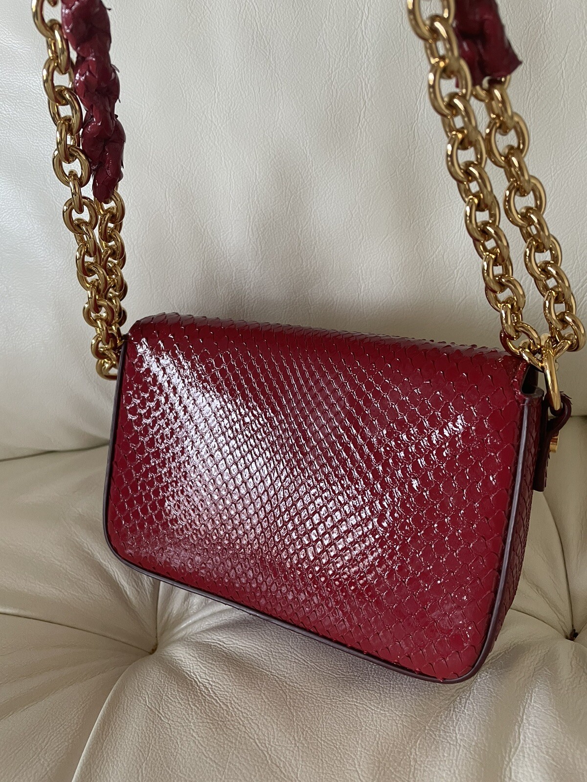 Tom Ford python vernis natalia bag - image 4