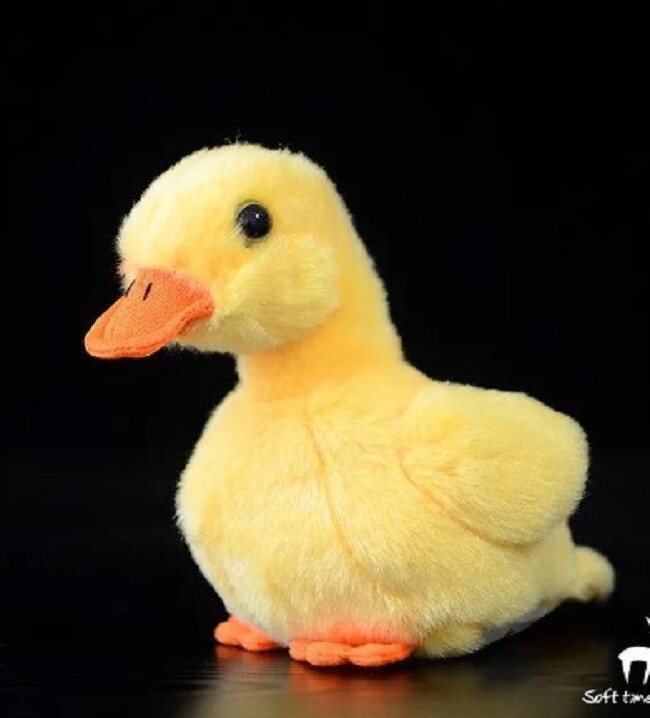 Plush Animal, Yellow Duck, Perfect Pet for 14-18 Inch Dolls