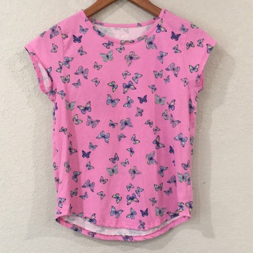 The Children’s Place Girls Sz XXL 16 Butterfly Short Sleeve Shirt