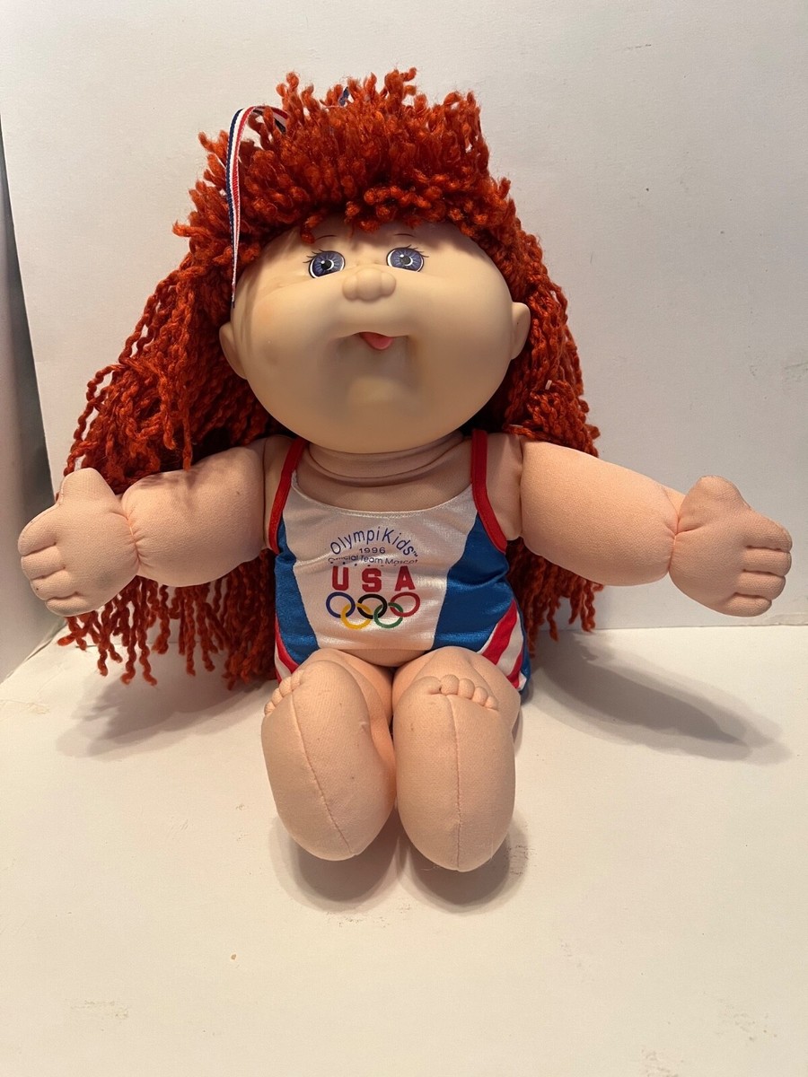 cabbage patch kids olympikids 1996 official team mascot red hair