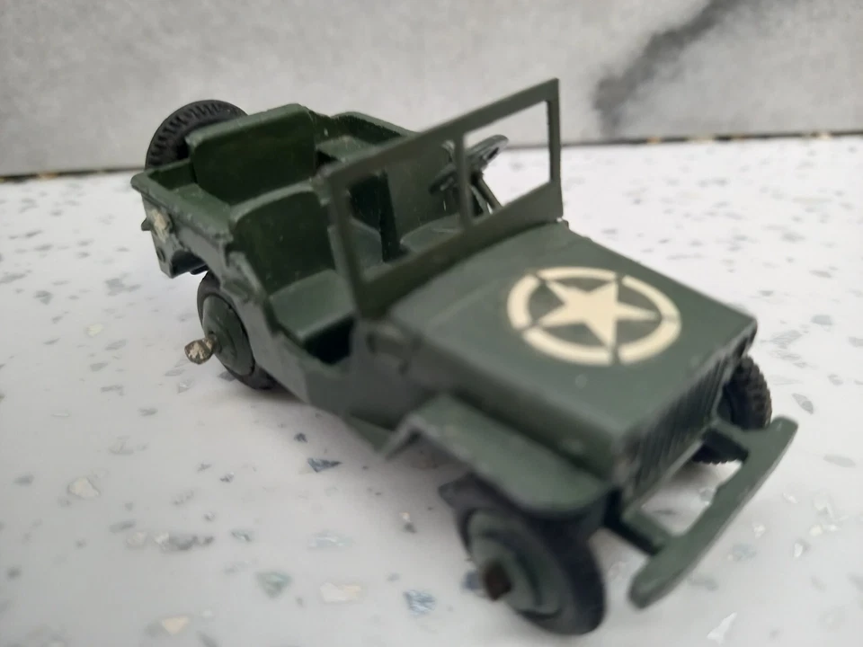 Dinky 153A US ARMY JEEP Original unboxed good condition - Image 3 of 4