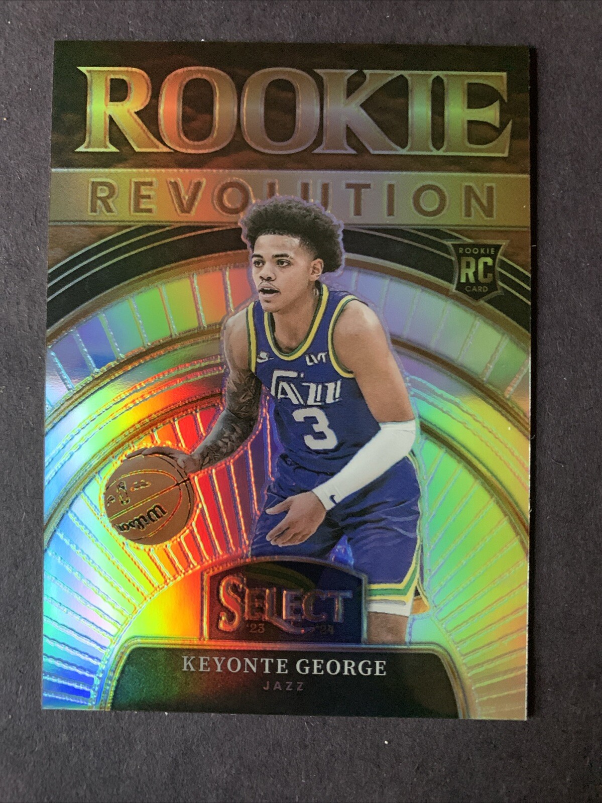 Keyonte George Rookie Revolution RC 2023 Select Silver Prizm #2
