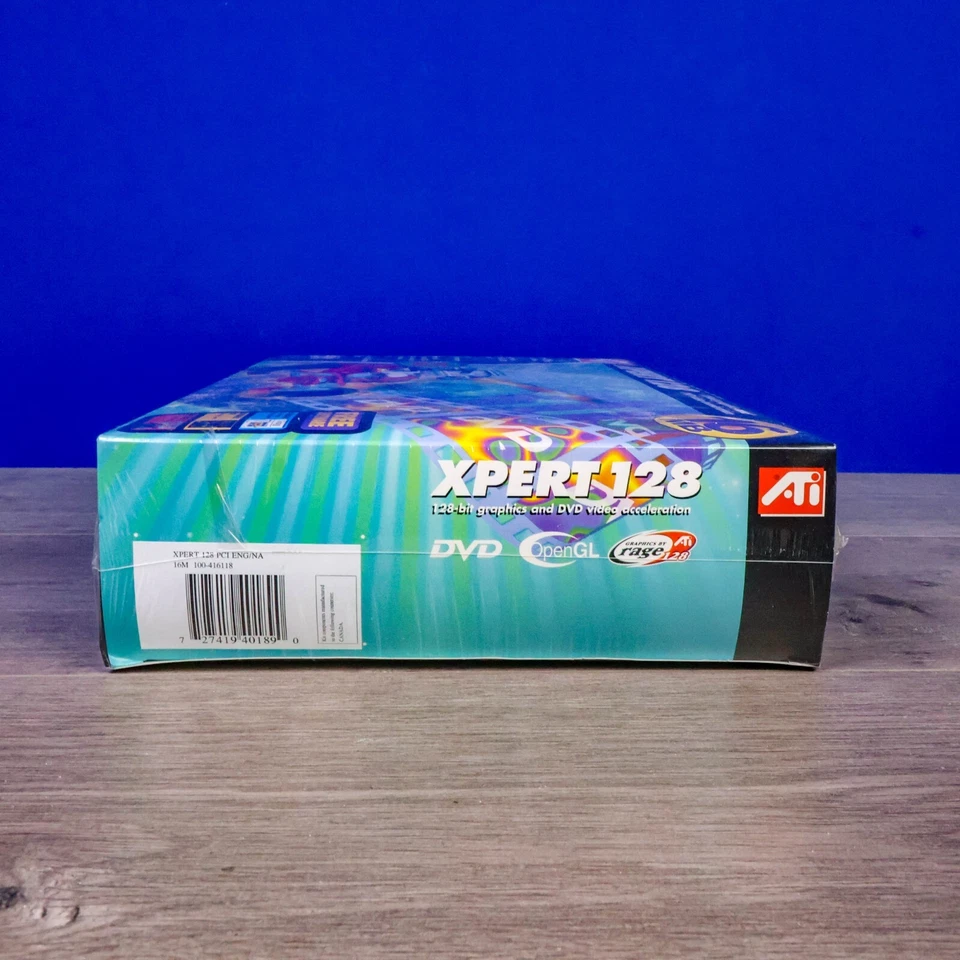 Vintage ATI Rage Xpert 128 Graphics VideoCard 16MB PCI New in Factory Sealed Box - Image 3 of 4