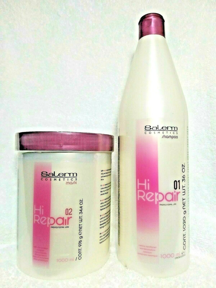 SALERM HI REPAIR 01 SHAMPOO 36 oz. + MASK 02 34.4 oz.-Professional