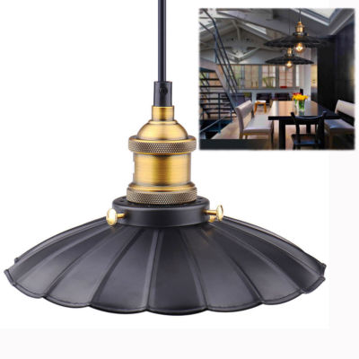 wavy lampshades shade ceiling pendant edge retro metal light