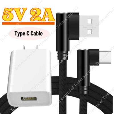 5V 2A USB Wall Charger Block Fast Charging Type C Cable For Samsung iPhone 15Pro