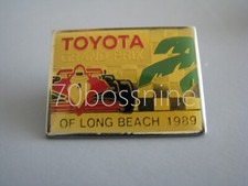 1989 TOYOTA GRAND PRIX LONG BEACH INDY CAR CART RACING HAT PIN LAPEL PIN