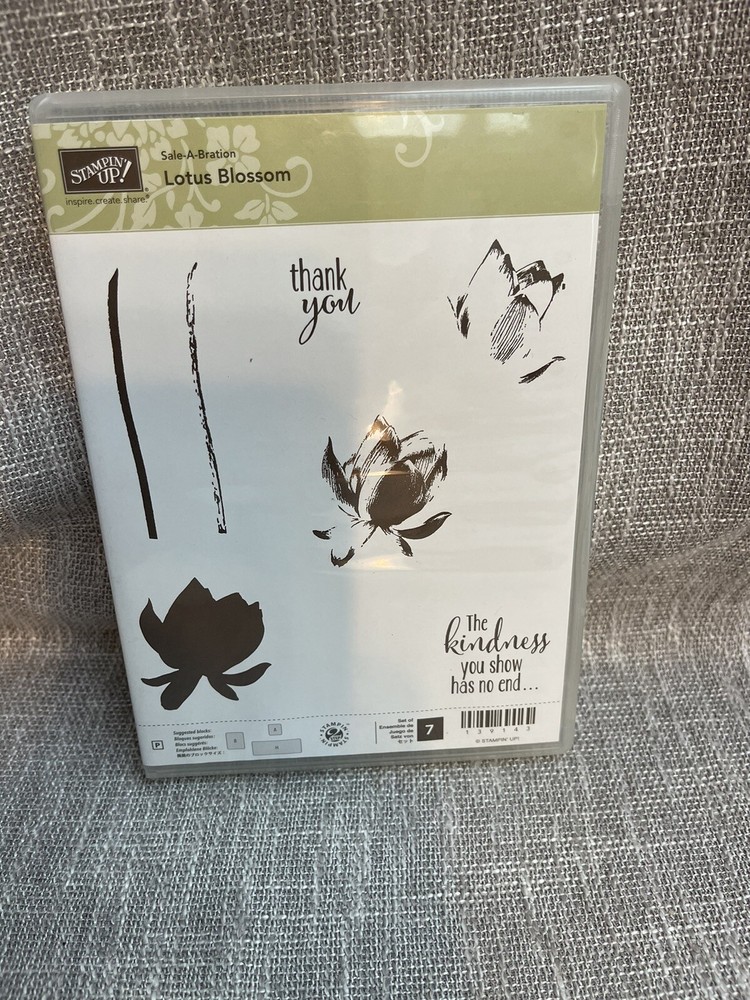 Stampin Up LOTUS BLOSSOM Kindness Blossom Flower Stampin Up LOTUS BLOSSOM Kindness Blossom Flower