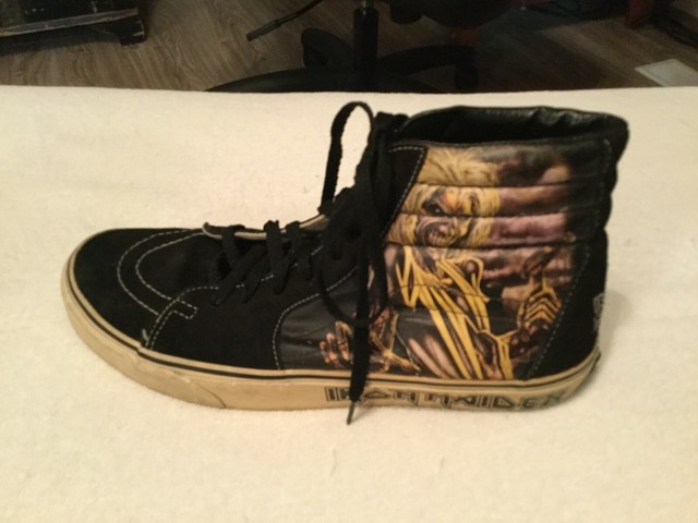 iron maiden sneakers
