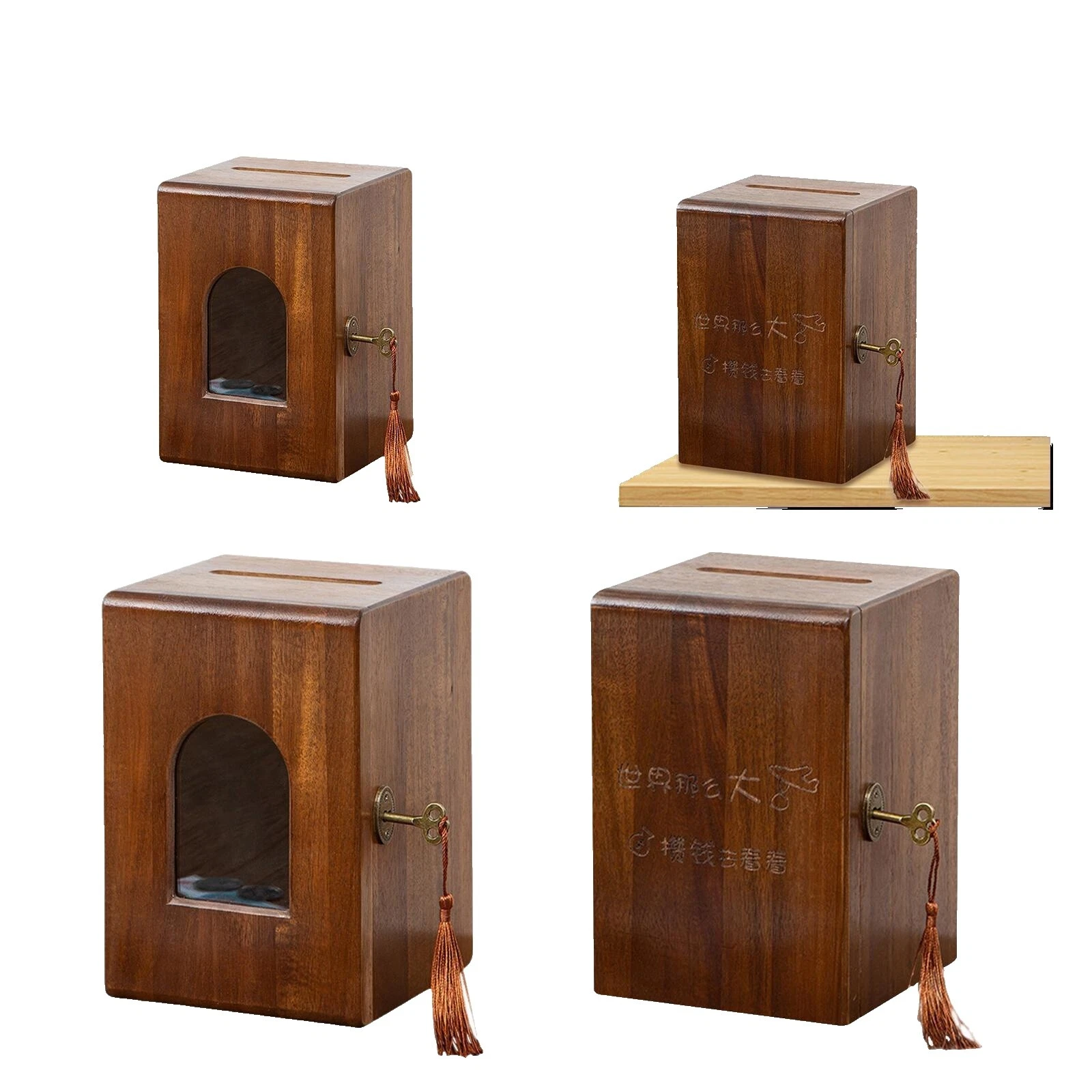 Animales de madera Cajas de almacenamiento para el Hogar