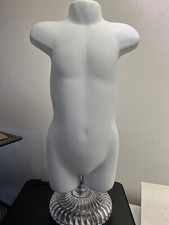 Manichino mezzo busto Bambino con piantana in Plastica altezza regolabile