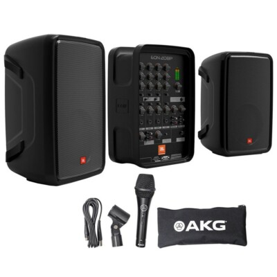 JBL EON208P Portable All-in-one Live Music PA Speaker System w/ Mixer