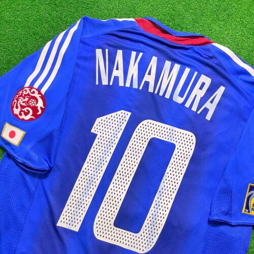 2004 Japan Home Jersey Player Issued 2004 Asian Cup Adidas Authentic XL Size - Picture 6 of 17