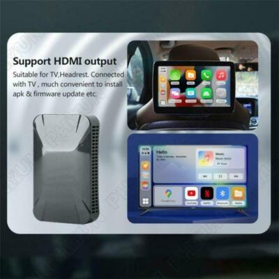 For Carplay Android Auto TV Box 4+32GB AI Box For Netflix Youtube Stereo Player