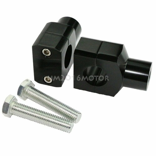 Abrazaderas de montaje de manillar negras de 1" elevadores para Harley Sportster 1200 883 XLH personalizadas - Imagen 4 de 6