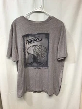 AND1 Gray Large Cotton Blend T Shirt T16