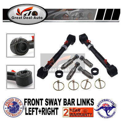 Front Sway Bar Links Disconnect For Jeep Wrangler JK JL 2007-2021 2.5-6