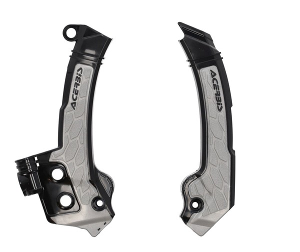 Acerbis X-Grip Rahmen Protektoren Schwarz Grau FüR Husqvarna Fx 450 2023-2025-image