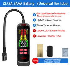 Color Screen Gas Leak Tester Natural Detector Gas Propane Leakage Sound Alarm