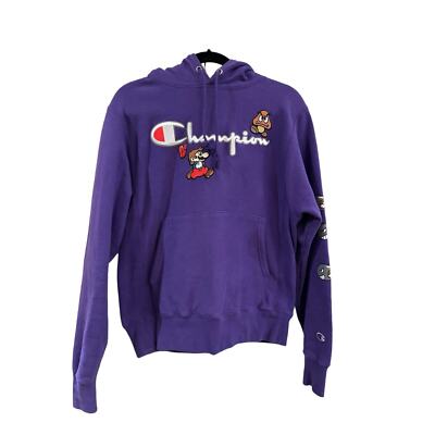 Champion x Super Mario Bros Limited Edition Reverse Weave Purple