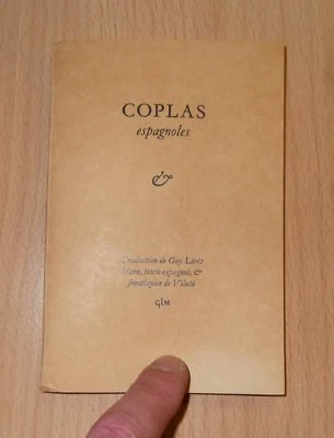 Xavier VILATO.Coplas espagnoles.1961.Ed Or.1/50 de tête sur Hollande van Gelder - Photo 1/4