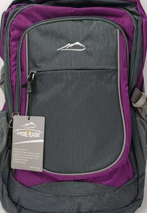 ProEtrade Backpack Bookbag for College Sturdy Travel Hiking Fit Laptop NEW