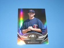 2011 BOWMAN PLATINUM BASEBALL REFRACTOR ALEX WIMMERS #BPP51 TWINS MINT