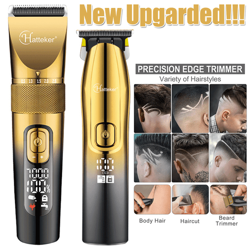 Professional Hair Clipper and Trimmer Set, Barber Clippers Set Cordless for Men - Picture 16 of 24