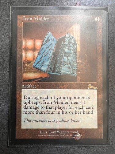 MTG Iron Maiden Urza's Legacy 127/143 Regular Rare LP-NM